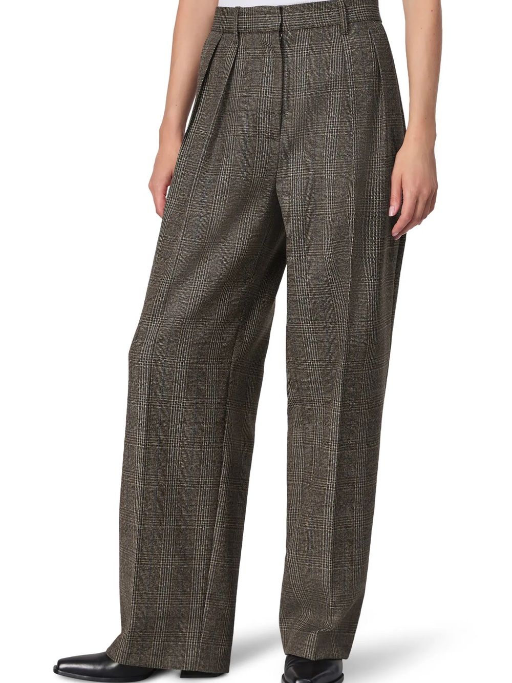 Rag & Bone Francine Plaid Virgin Wool Pants